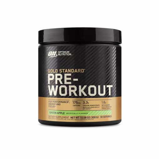 Optimum Nutrition GOLD STANDARD® Pre-Workout Green Apple 0.66 lb (30 Servings) Gold Standard Pre Workout | 20785OYMT