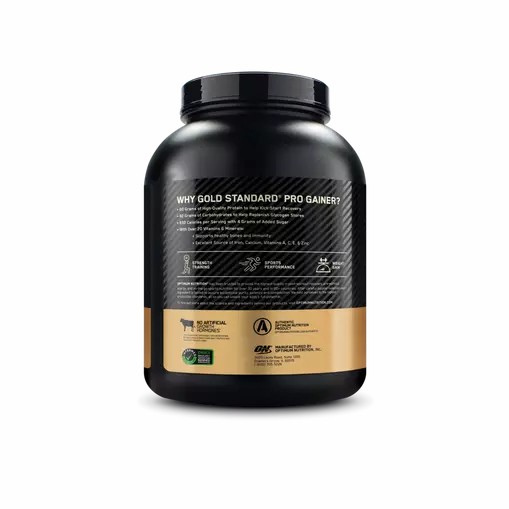 Optimum Nutrition GOLD STANDARD® Pro Gainer Vanilla Custard 5.09 lb (14 Servings) Gold Standard Pro Gainer | 32964TESD