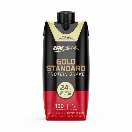 Optimum Nutrition GOLD STANDARD® Ready To Drink Protein Shake Vanilla 12 Cartons (12 Servings) Protein Shake | 01865KIAD
