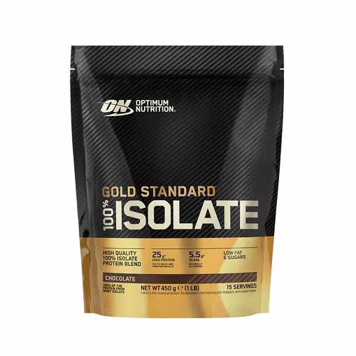 Optimum Nutrition Gold Standard 100% Isolate Chocolate 450 grams (15 Servings) Protein Powder | 40895EXNF