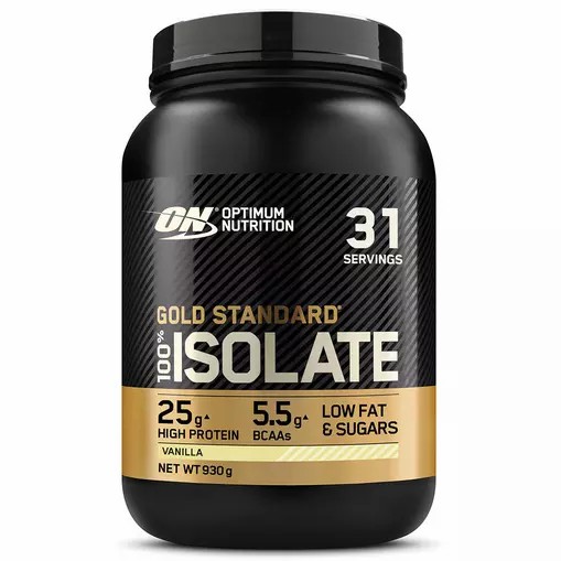 Optimum Nutrition Gold Standard 100% Isolate Vanilla 930 grams (31 Servings) Protein Powder | 78410ECLM