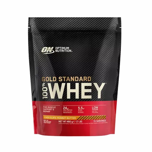 Optimum Nutrition Gold Standard 100% Whey Protein Powder Chocolate Peanut Butter 480 grams (15 Servings) Whey Protein Powder | 82346NBKY