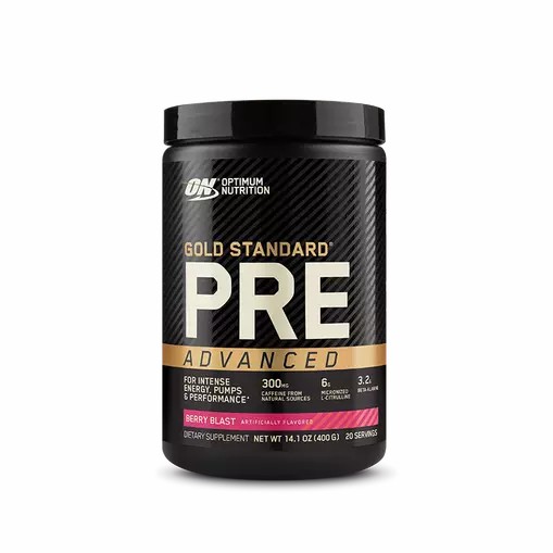 Optimum Nutrition Gold Standard Pre Advanced Berry Blast 20 Serves Gold Standard Pre Workout Advanced | 26307DBKX