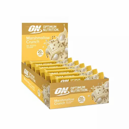 Optimum Nutrition Marshmallow Crunch Protein Bar Elite 650 grams (10 Bars) Protein Bar | 80915SHPN