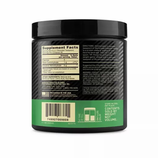 Optimum Nutrition Micronized Creatine Powder Blueberry Lemonade 0.79 lb (60 Servings) Creatine Powder | 03985YIRX