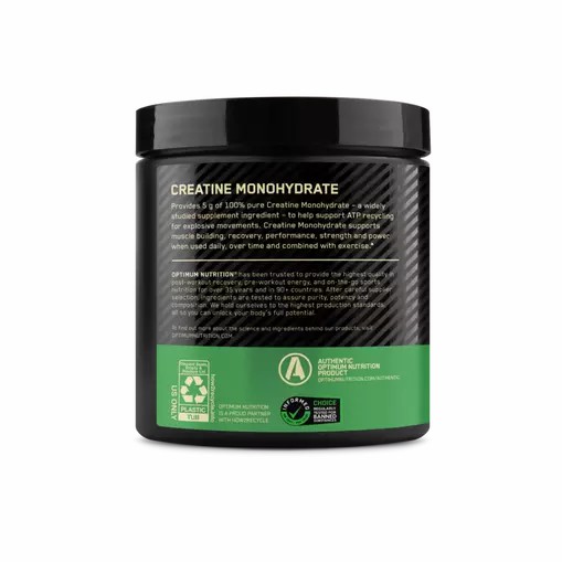 Optimum Nutrition Micronized Creatine Powder Unflavored 0.66 lb (60 Servings) Creatine Powder | 20795DMUT
