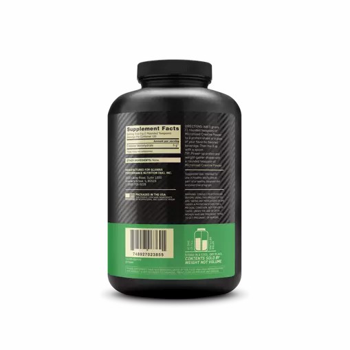 Optimum Nutrition Micronized Creatine Powder Unflavored 1.32 lb (120 Servings) Creatine Powder | 09524HTPJ