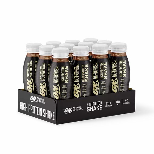 Optimum Nutrition Optimum Protein Shake Chocolate 3960 ml (12 bottles) Protein Shake | 27134OMPU
