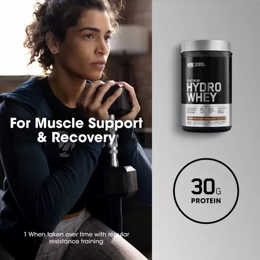Optimum Nutrition PLATINUM HYDROWHEY™ Turbo Chocolate 1.8 lb - Notify me Whey Protein Powder | 57324CVUE