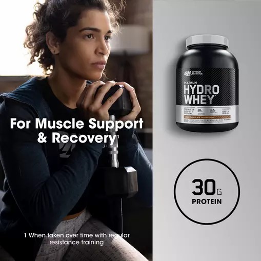 Optimum Nutrition PLATINUM HYDROWHEY™ Turbo Chocolate 3.61 lb (40 Servings) Whey Protein Powder | 15862GNJL