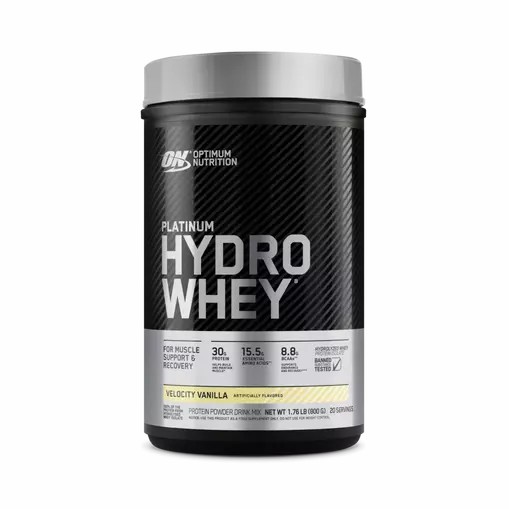 Optimum Nutrition PLATINUM HYDROWHEY™ Velocity Vanilla 1.76 lb (20 Servings) Whey Protein Powder | 07256FWLK
