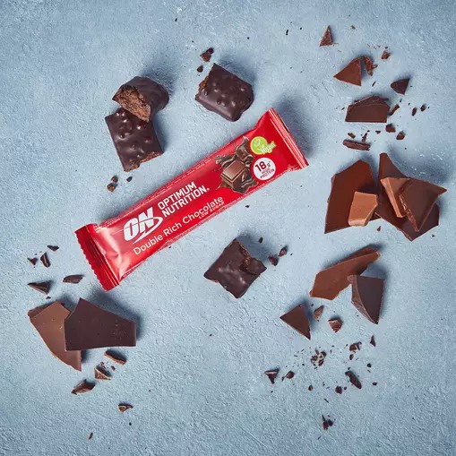Optimum Nutrition Plant Protein Bar Double Rich Chocolate 60 grams - Notify me Protein Bar | 13784BSPZ
