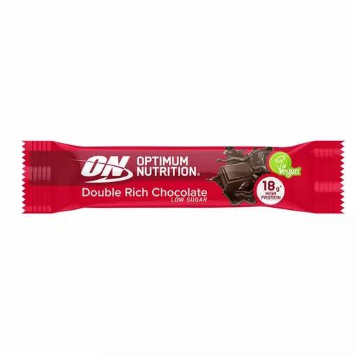 Optimum Nutrition Plant Protein Bar Double Rich Chocolate 60 grams - Notify me Protein Bar | 13784BSPZ