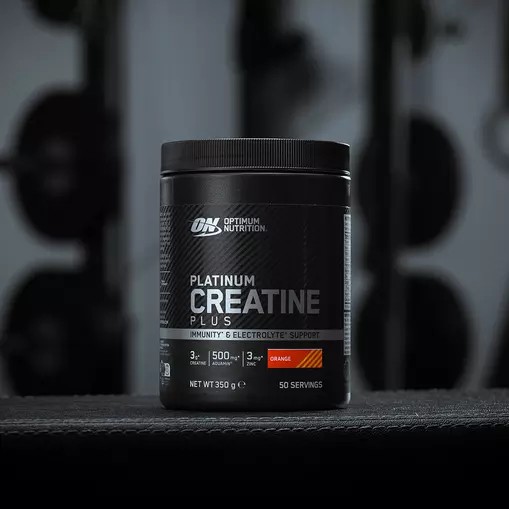 Optimum Nutrition Platinum Creatine Plus Orange 350 grams (50 Servings) Creatine Powder | 16354AIYK
