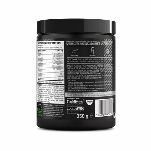 Optimum Nutrition Platinum Creatine Plus Pineapple 350 grams (50 Servings) Creatine Powder | 62183QVWN