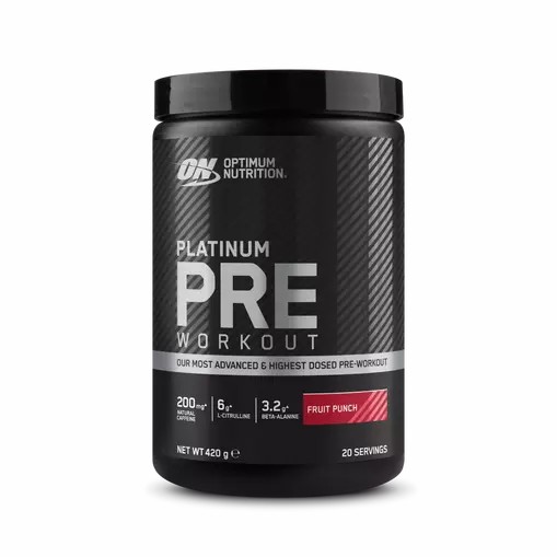 Optimum Nutrition Platinum Pre-workout Fruit Punch 420 grams (20 Servings) Gold Standard Pre Workout | 03156OSTK