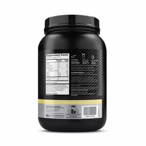 Optimum Nutrition Platinum Rebuild Vanilla Buttercream 1.63 lb (20 Servings) Protein Powder | 02147WPSG