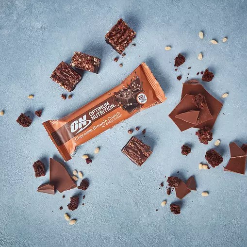 Optimum Nutrition Protein Bar Chocolate Brownie Crunch 650 grams (10 Bars) Protein Bar | 41705OFNP