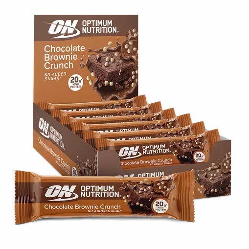 Optimum Nutrition Protein Bar Chocolate Brownie Crunch 650 grams (10 Bars) Protein Bar | 41705OFNP