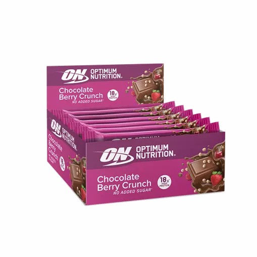 Optimum Nutrition Protein Bar Chocolate Berry Crunch 720 grams (12 Bars) Protein Bar | 52179NOWA
