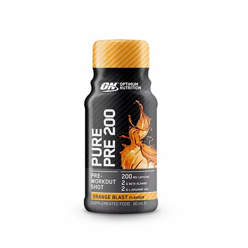 Optimum Nutrition Pure Pre 200 Pre-Workout Shot Orange 60ml (12 shots) Pure Pre 200 | 36497AXZH