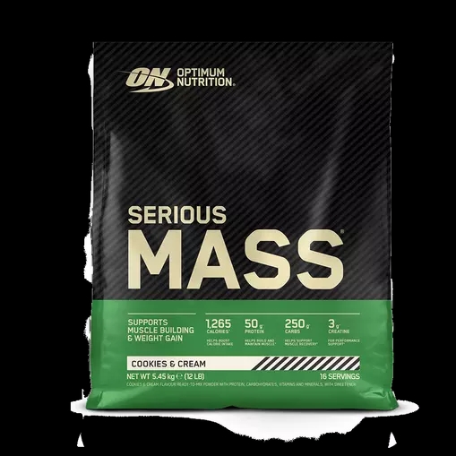 Optimum Nutrition Serious Mass Cookies & Cream 5.45 kg (16 Servings) Serious Mass | 63529BHIJ