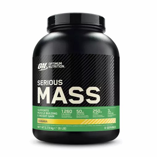 Optimum Nutrition Serious Mass Gainer Banana 2.73 kg (8 Servings) Serious Mass | 04528QSZO