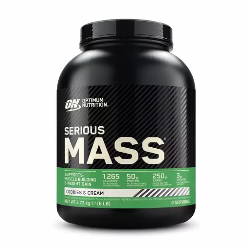 Optimum Nutrition Serious Mass Gainer Cookies & Cream 2.73 kg (8 Servings) Serious Mass | 98012WQGZ